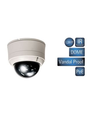 VS-551-IR 1.3MP Varifocal Vandal Proof Dome with IR Illumination