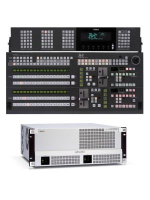 HVS-4000 Video Switcher with 2 M/E 16-Button Control Panel