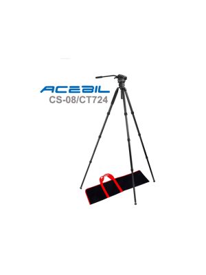 CS-08/CT724 Professional Tripod System 