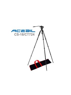 CS-18/CT724 Professional Tripod System 
