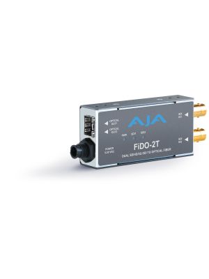 AJA FiDO-2T-X 2-Channel 3G-SDI to Single Mode LC Fiber Transmitter (CDWM)
