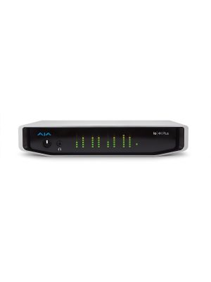 AJA Io 4K Plus 12-bit 4K/UltraHD/HD I/O via Thunderbolt 3, with 12G-SDI and HDMI 2.0 I/O, AC adapter (Thunderbolt cable not included)