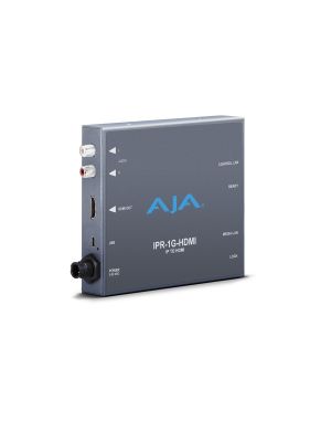 AJA IPR-1G-HDMI JPEG 2000 IP Video and Audio to HDMI Mini-Converter