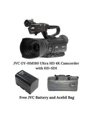 JVC GY-HM180 Ultra HD 4K Camcorder with HD-SDI