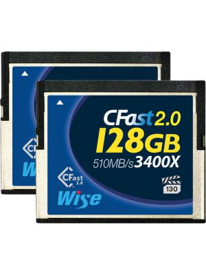 Wise Advanced 128GB CFast 2.0 Memory Card (2-Pack)