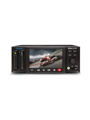AJA Ki Pro Ultra 4K/UltraHD and 2K/HD Recorder/Player with 4K 60p Support
includes: AC Adapter (AC to 4-pin XLR), handle, feet (Storage not included)