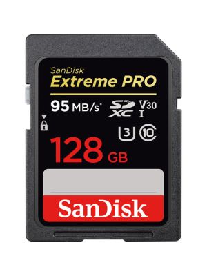 SanDisk 128GB Extreme PRO UHS-I SDXC Memory Card (V30)