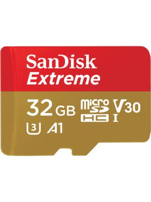 SanDisk 32GB Extreme UHS-I microSDHC Memory Card with SD Adapter