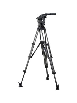 Vinten Vision 8AS Pozi-Loc Carbon Fiber Tripod System with Mid-Level Spreader
