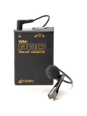 Azden WLT/PRO VHF Wireless Bodypack Transmitter with Omni Lavalier Mic (169 & 170 MHz)