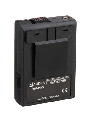 Azden WMS-PRO VHF Camera-Mount Wireless Omni Lavalier Microphone System with Handheld Mic (169 & 170 MHz)
