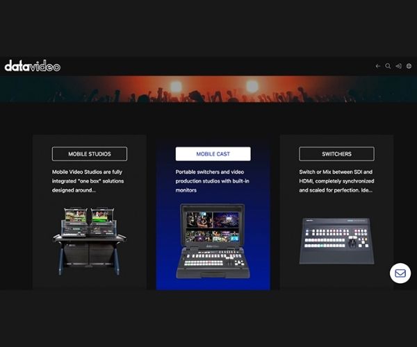 Datavideo launches New Website