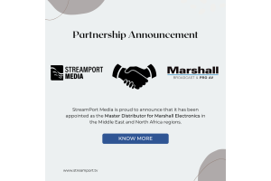 StreamPort Media Partners with Marshall Electronics as their Master Distributor for the Middle East and North Africa