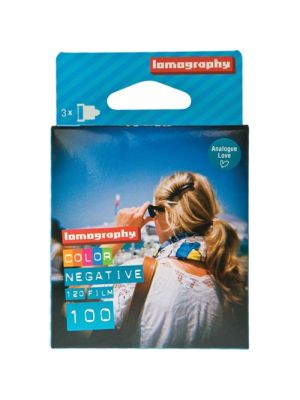  120 Lomographic ISO 100 Color Negative Film (3 Rolls)
