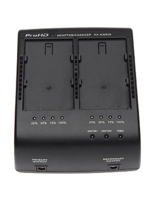 JVC Dual Battery Charger/AC Adaptor with LED Charge Indication