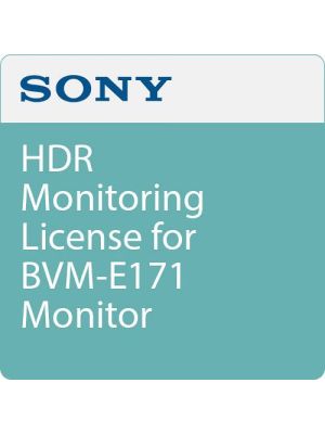 Sony HDR Monitoring License for BVM-E171 Monitor