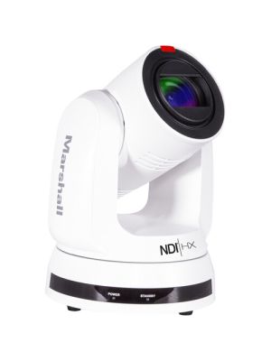 Marshall Electronics CV730-NDI UHD 4K Broadcast PTZ Camera with NDI|HX (White)