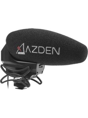 Azden SMX-30 Stereo/Mono Switchable Video Mic & Furry Windshield Cover Kit
