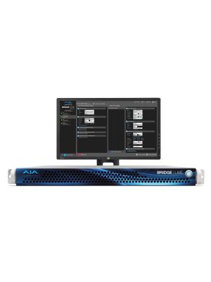 AJA BRIDGE LIVE High Performance Multi-Channel Video Encoding, Decoding, Streaming and Transcoding for Live Video