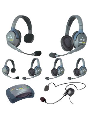 Eartec HUB724CYB UltraLITE 7-Person HUB Intercom System with Cyber Headset