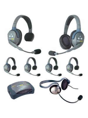 Eartec HUB751MON UltraLITE 7-Person HUB Intercom System with Monarch Headset