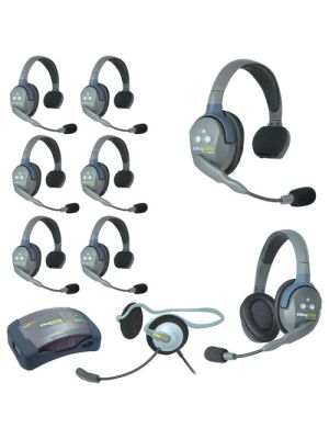 Eartec HUB971MON UltraLITE 9-Person HUB Intercom System with Monarch Headset