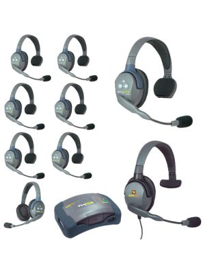 Eartec HUB971MXS UltraLITE 9-Person HUB Intercom System with Max 4G Single Headset