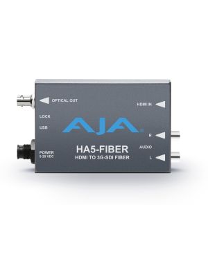 AJA HA5-Fiber HA5 with ST Fiber Output, HDMI to 3G-SDI protocol on Fiber
