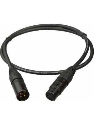 Mogami Gold Studio XLR Female to XLR Male Microphone Cable (Black, 25')