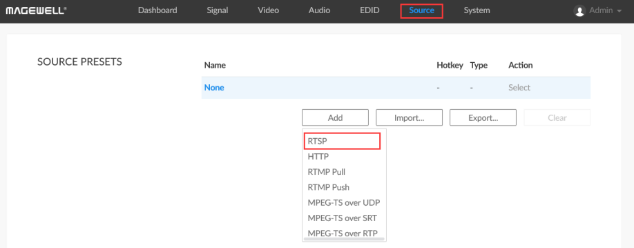 How to Select the Transport Mode for RTSP Streams with Magewell Pro Convert Decoders