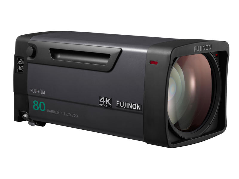 FUJINON UA80x9 : World’s first launch of 2/3” U-HDTV broadcast zoom lens, compatible with 4K cameras