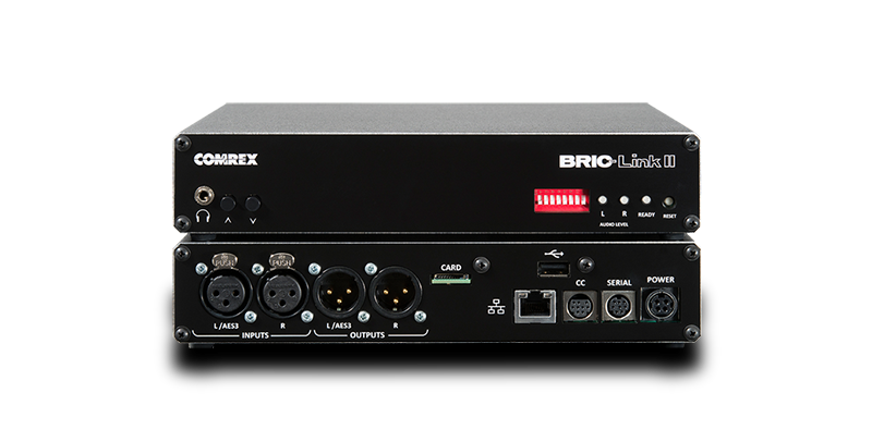 BRIC-Link II is a low-cost, high-performance solution for audio-to-IP conversion