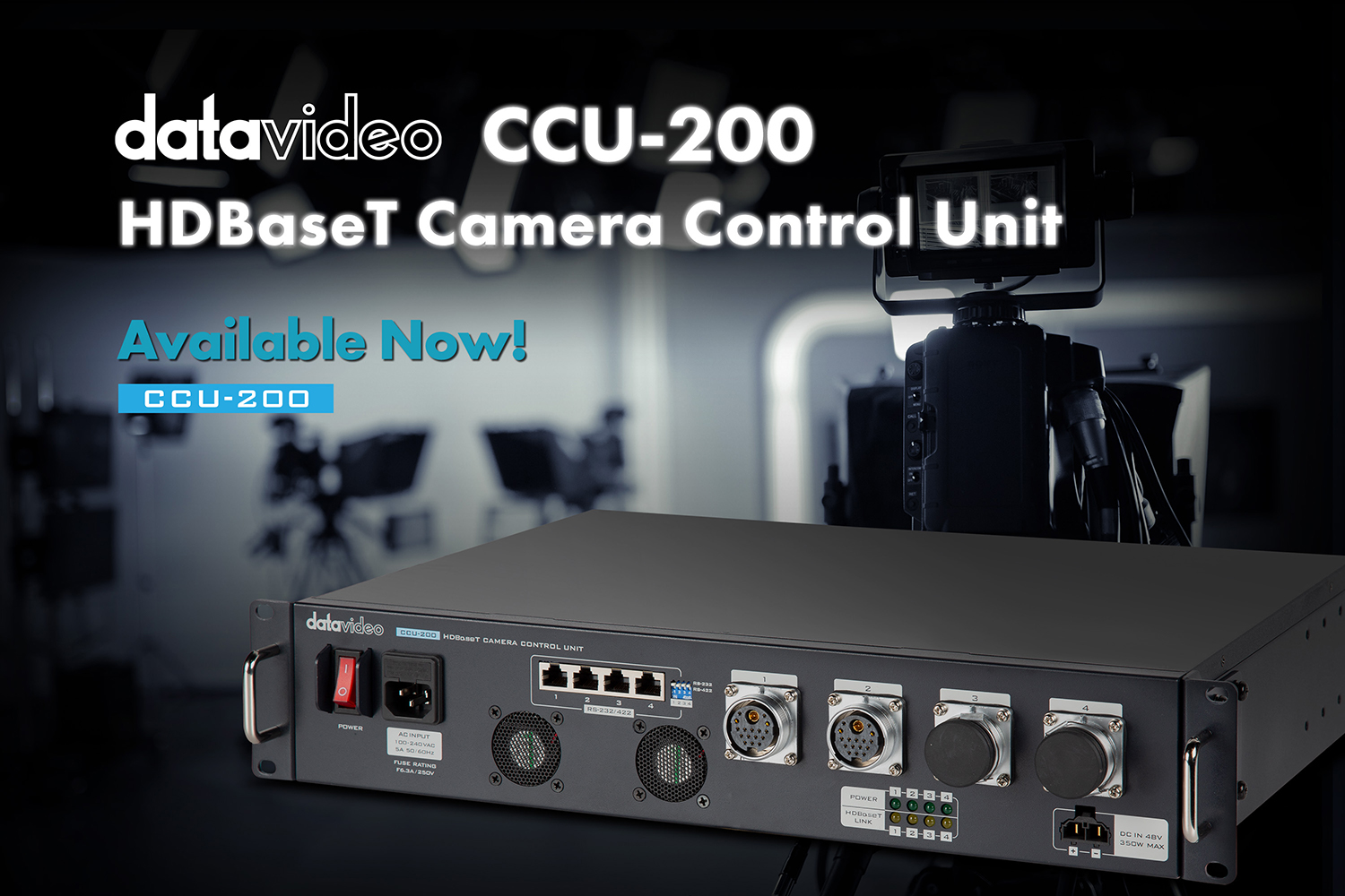 DataVideo Launches CCU-200 HDBaseT CCU system