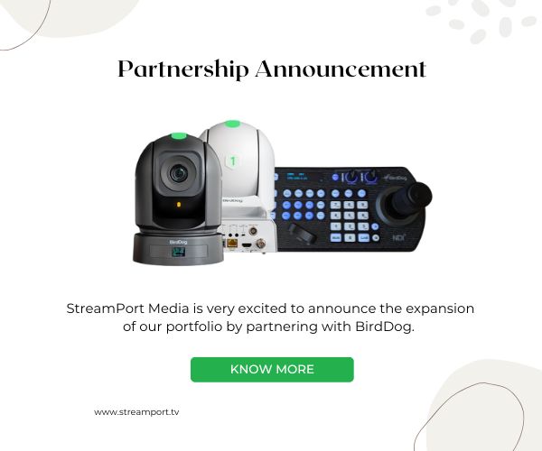 Streamport Media expands portfolio by partnering with BirdDog