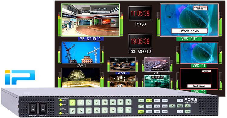 FOR-A MV-1640IP Multi-Viewer now shipping