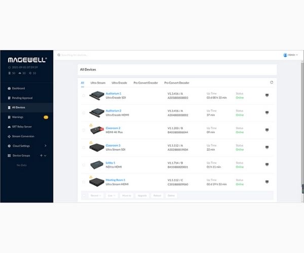 Magewell unveils Cloud multi-device management software