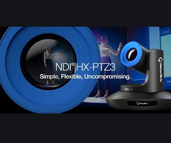 NewTek reveals NDI|HX PTZ3 Camera